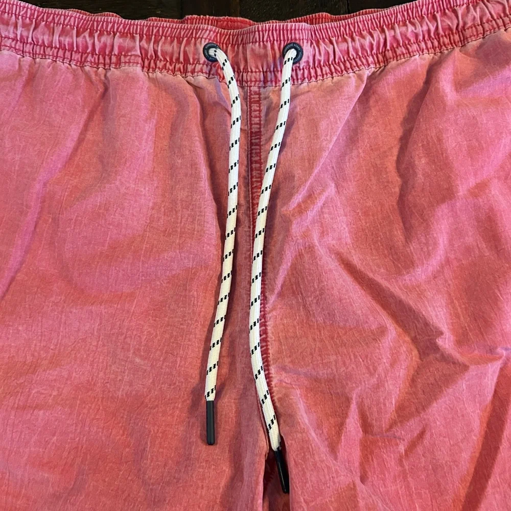 Vineyard Vines Island Trunks- Dusty Coral Red Pull-On 7in Shorts